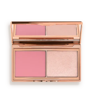 Mini Paleta de Blush e Iluminador Charlotte Tilbury - Mini Hollywood Blush & Glow Palette